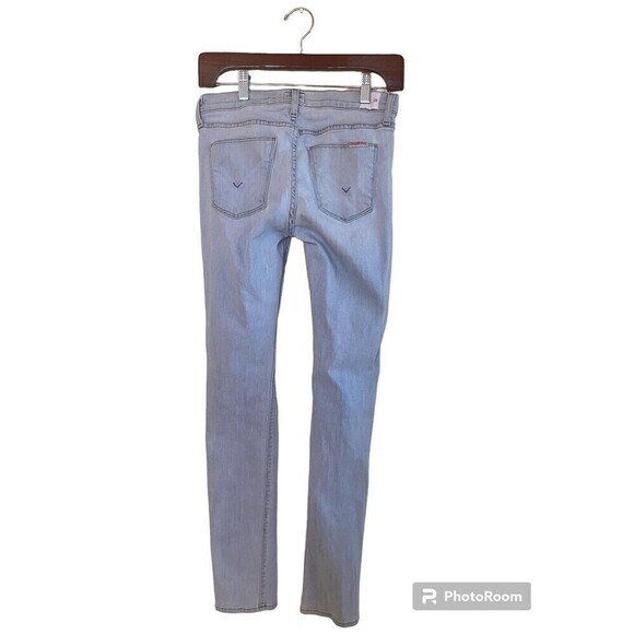 Hudson Light Wash Destressed Jeans Custom Shine Sz.25 - Picture 2 of 6